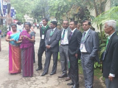 Members of the chamber of ICT and some teachers of swarnamali girls school at computer exhibition 2013